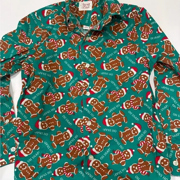 North Pole Youth Size Small Holiday Season Dress Shirt - Picture 3 of 5